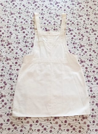 Vestido peto blanco talla L