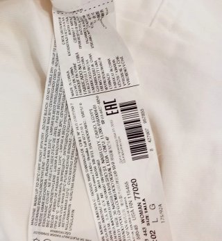 Vestido peto blanco talla L