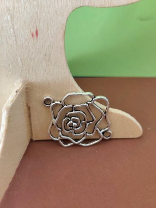 Pendientes flor esmaltada