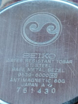 Reloj Seiko 9539-6000 Hombre