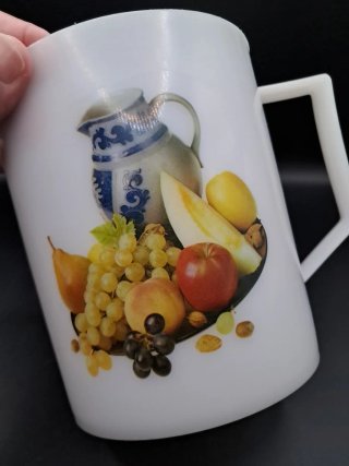 Jarra Plástico Vintage Frutas