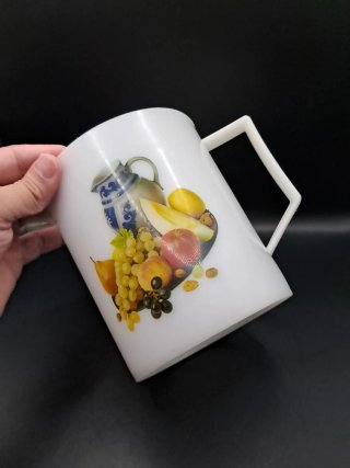 Jarra Plástico Vintage Frutas