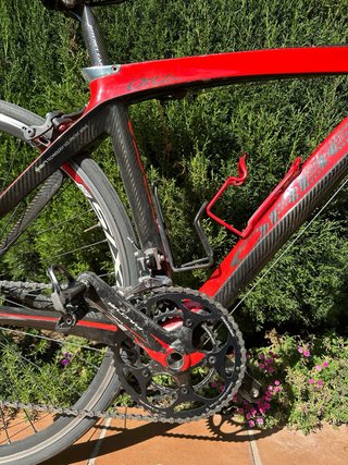 Bicicleta Carretera Carbono Orbea Roja