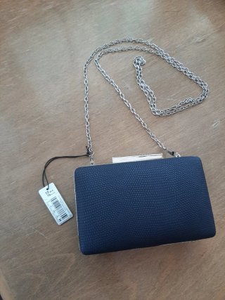 Bolso de mano azul