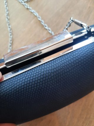 Bolso de mano azul