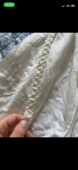 Vestito crochet cotone bianco