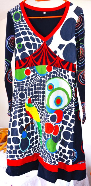 Vestido estampado M