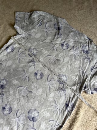 Camiseta Devred 1902 Floral Gris Talla L