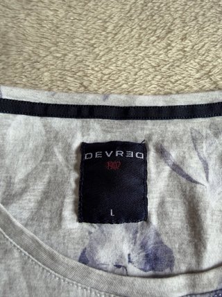 Camiseta Devred 1902 Floral Gris Talla L