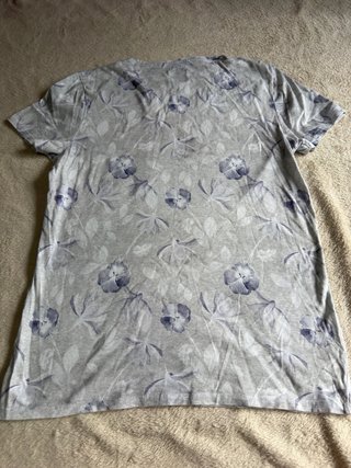 Camiseta Devred 1902 Floral Gris Talla L