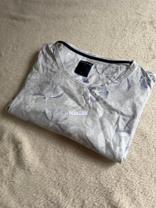 Camiseta Devred 1902 Floral Gris Talla L