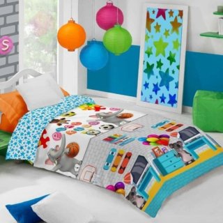 Juego funda nórdica 3 piezas infantil cama 90