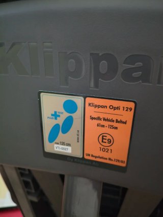 Silla Coche Klippan Opti 129 Isofix