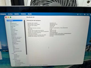 MacBook Air 13 M1 Plata