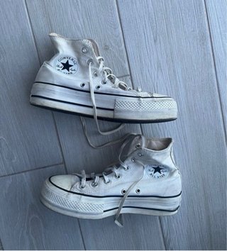 Converse Platform High Grigio/Bianco