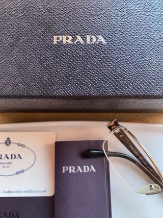 Gafas Prada Montura Metálica Nuevas