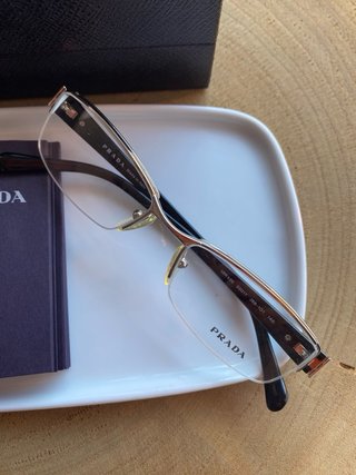 Gafas Prada Montura Metálica Nuevas