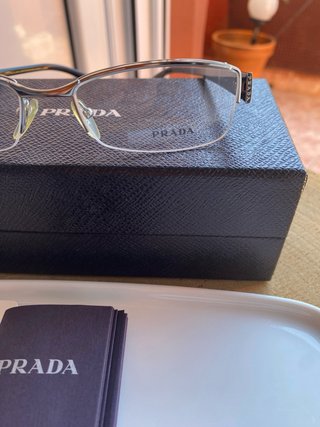 Gafas Prada Montura Metálica Nuevas