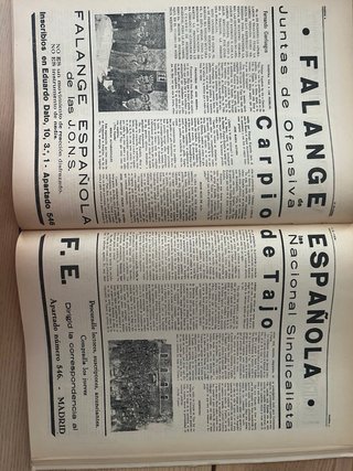 Libro antiguo: FE. Seminario de la Falange, 1943