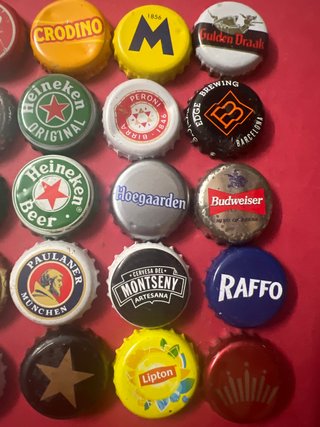 Lote 30 Chapas Cerveza Variadas