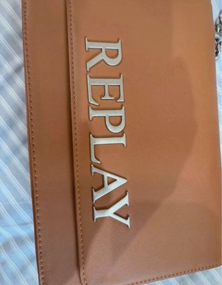 Bolso Replay Marrón Pequeño-Mediano