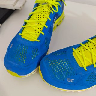 Zapatillas On Running Talla 43 Azul/Amarillo