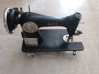 Cabeza Máquina Coser Alfa Antigua