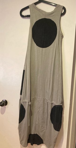 Vestido Lurdes Bergada Beige/Negro Talla S