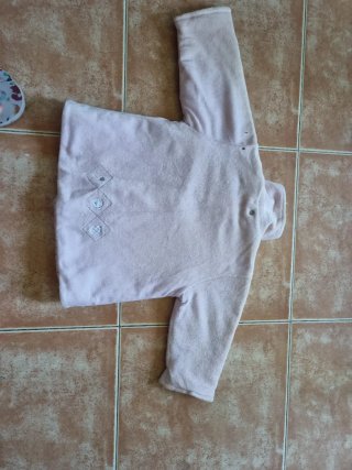 Conjunto bebé abrigo y pantalón 6 meses