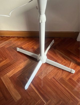 Ventilador de pie blanco 3 aspas