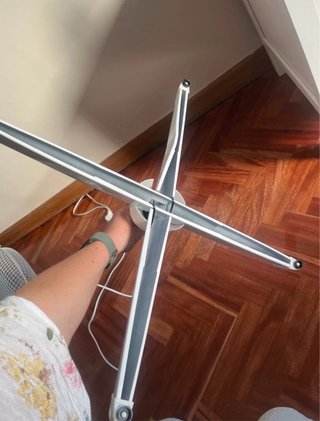 Ventilador de pie blanco 3 aspas