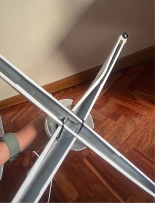 Ventilador de pie blanco 3 aspas