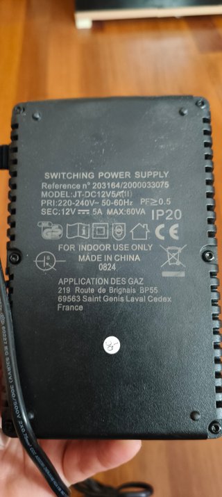 Transformador Euro CAMPINGAZ 230V-12V