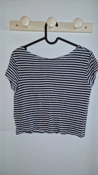 Camiseta rayas manga corta