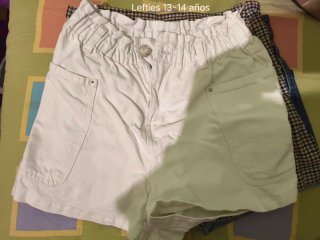 Lote 8 pantalones cortos y faldas niña/mujer.