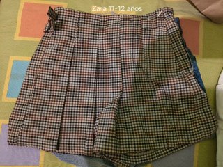 Lote 8 pantalones cortos y faldas niña/mujer.