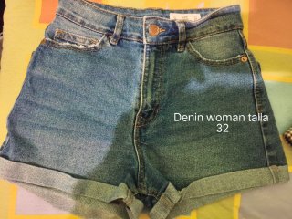 Lote 8 pantalones cortos y faldas niña/mujer.