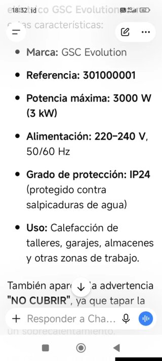 Calentador industrial rojo