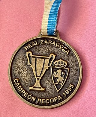 Medalla Recopa Real Zaragoza 1995