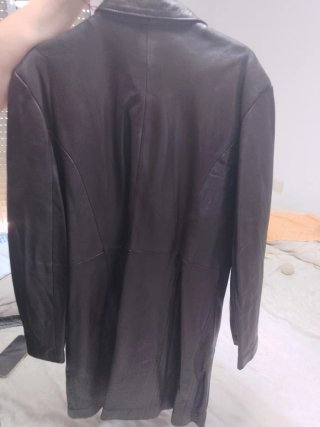 Chaqueta de piel vintage mujer