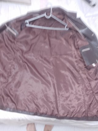 Chaqueta de piel vintage mujer