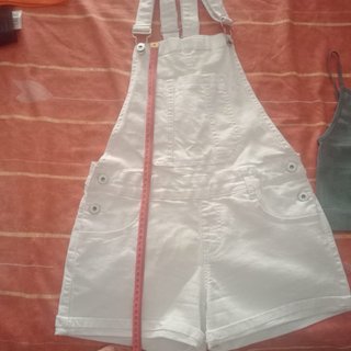 Mono corto blanco + top