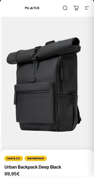 Mochila Pilatus Urban Deep Black