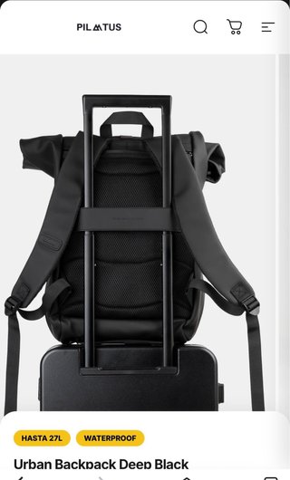 Mochila Pilatus Urban Deep Black