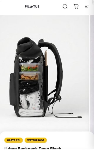 Mochila Pilatus Urban Deep Black