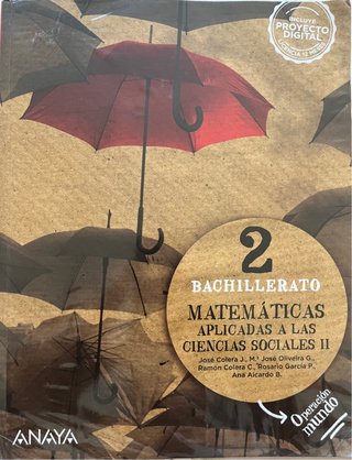 Matemáticas aplicadas a las Ciencias Sociales II