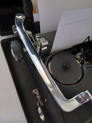 Máquina de escribir Underwood portátil
