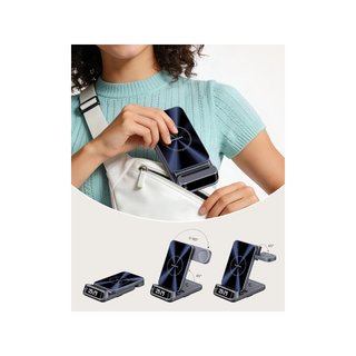 SwanScout 708S cargador inalámbrico plegable