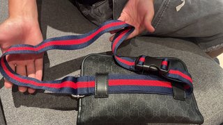 Riñonera Gucci Negra Multicolor