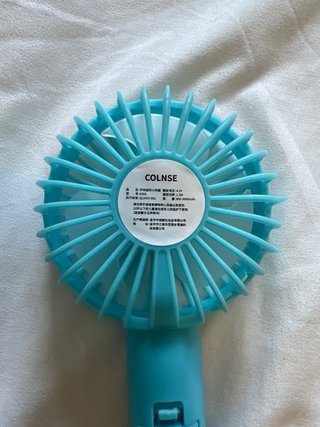 Ventilador portátil azul